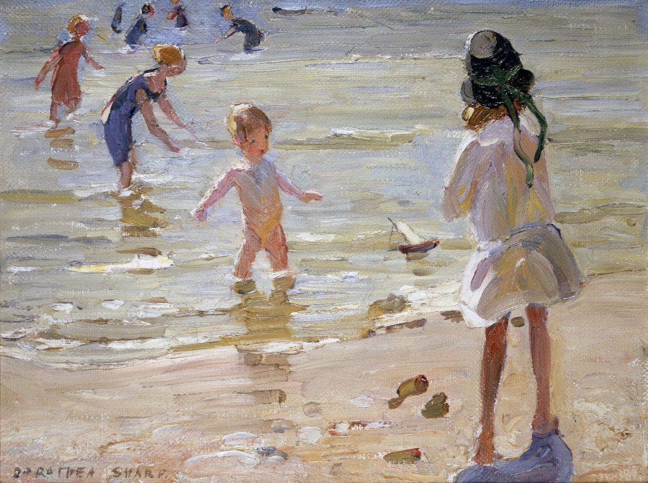 At the Seaside by Dorothea Sharp