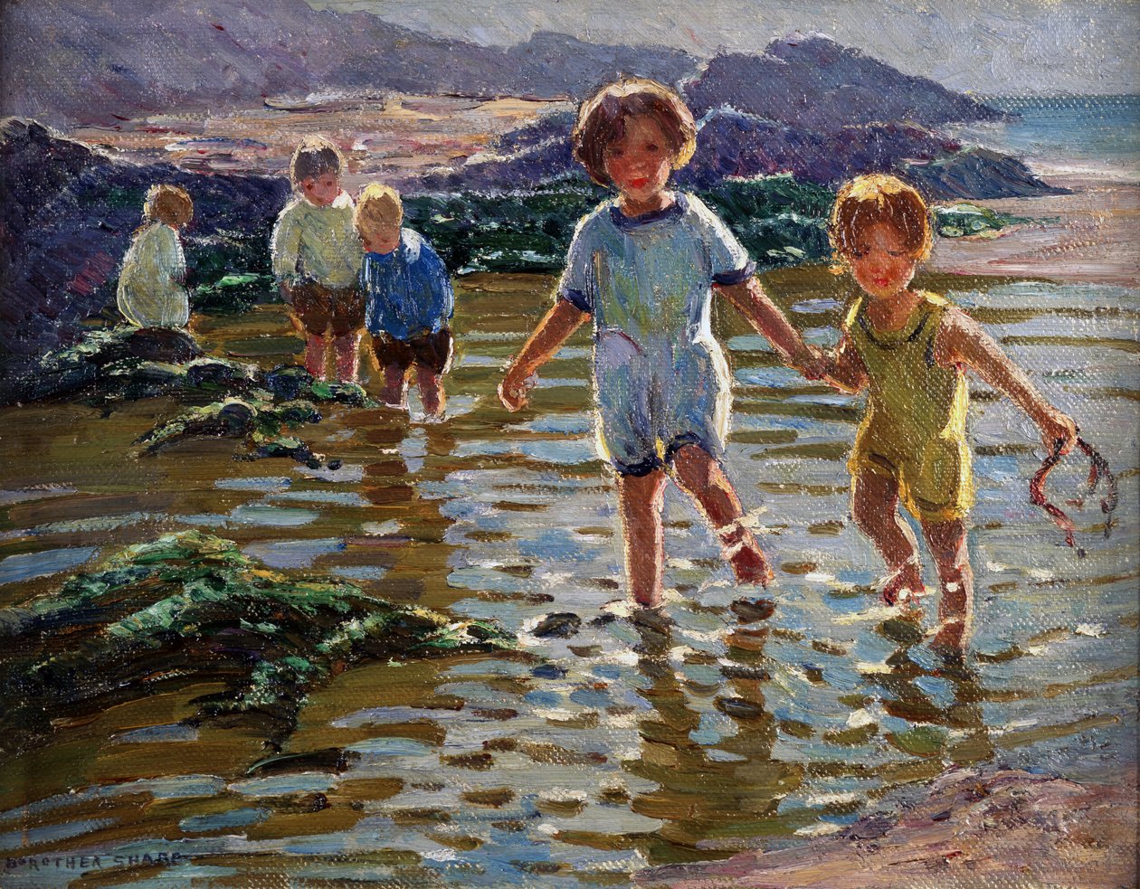 Children Playing by Dorothea Sharp