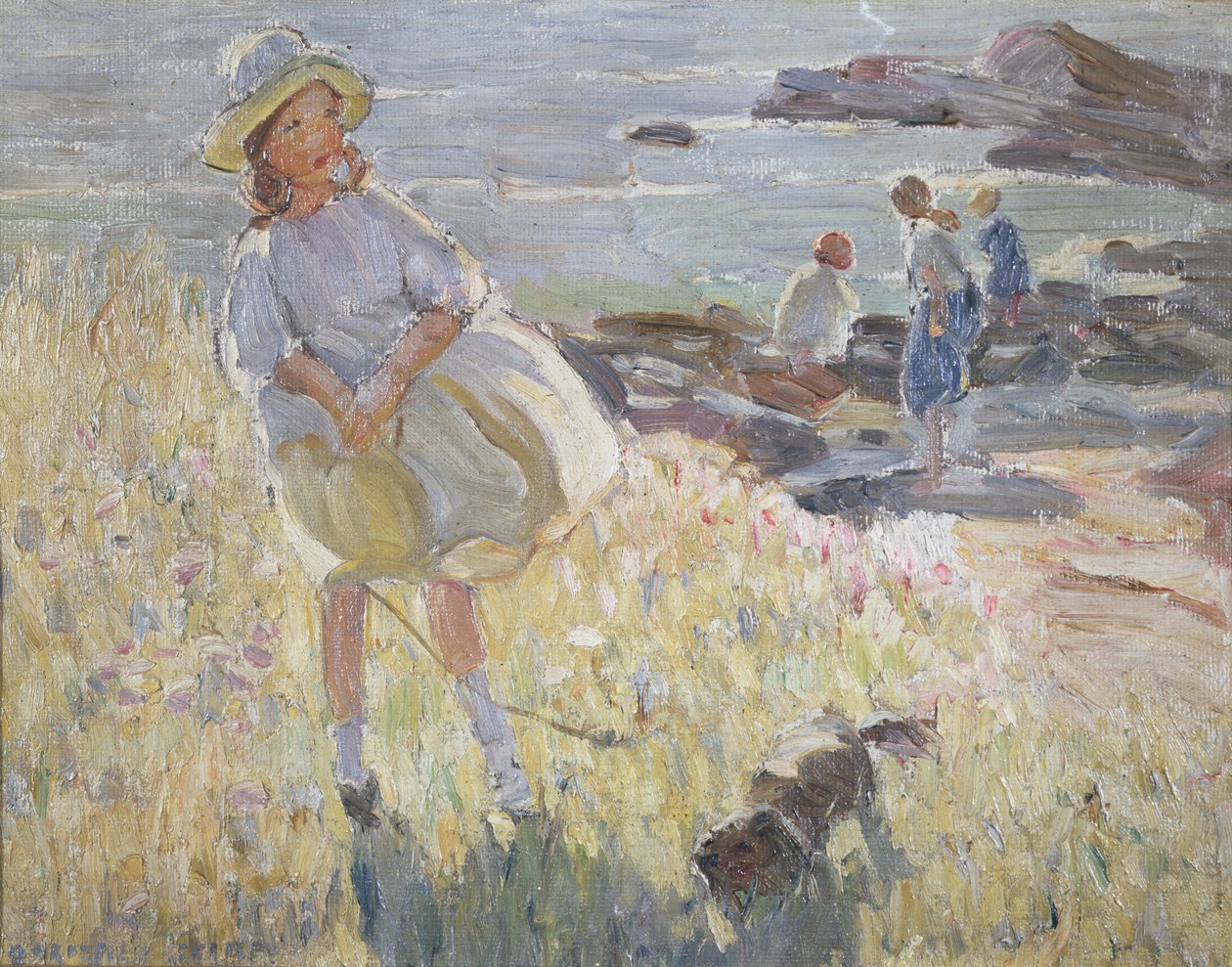 On the Cliffs by Dorothea Sharp