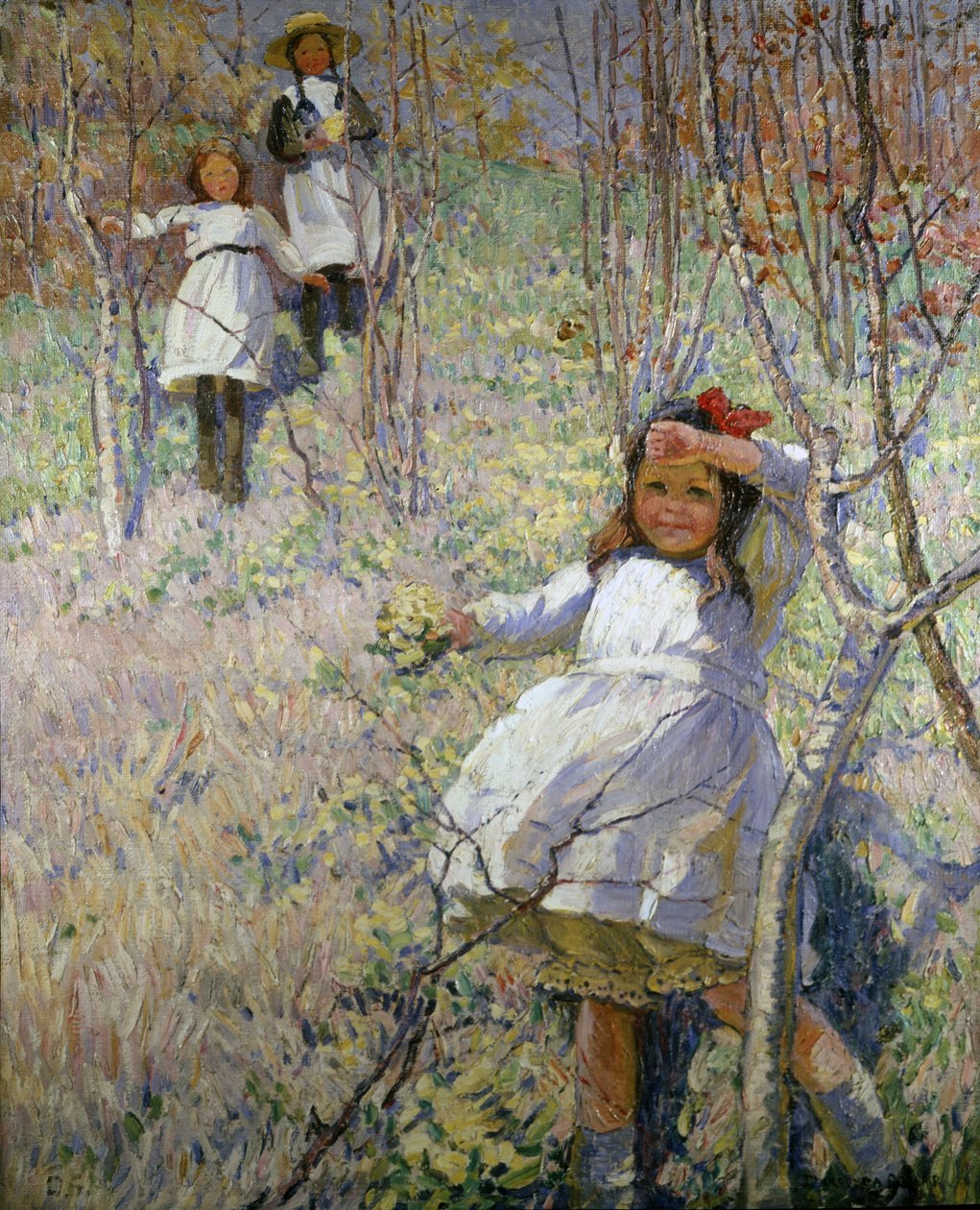 Picking Primroses by Dorothea Sharp