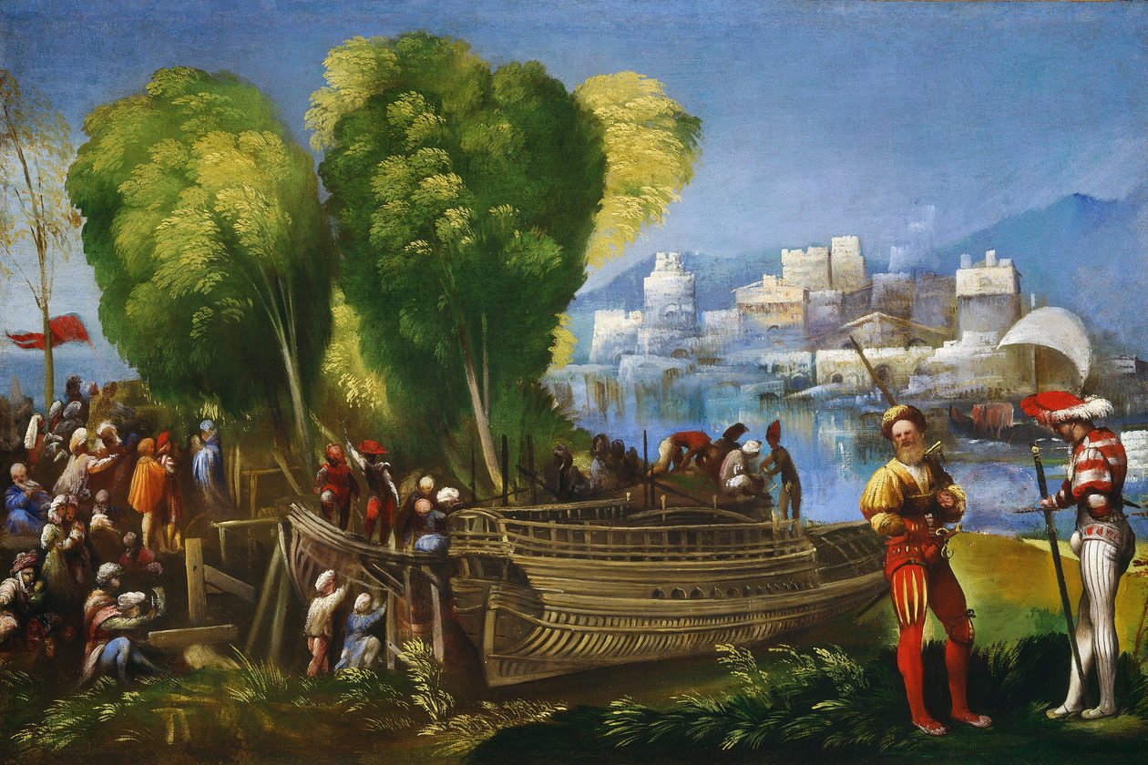 Aeneas and Achates on the Libyan Coast by Dosso Dossi