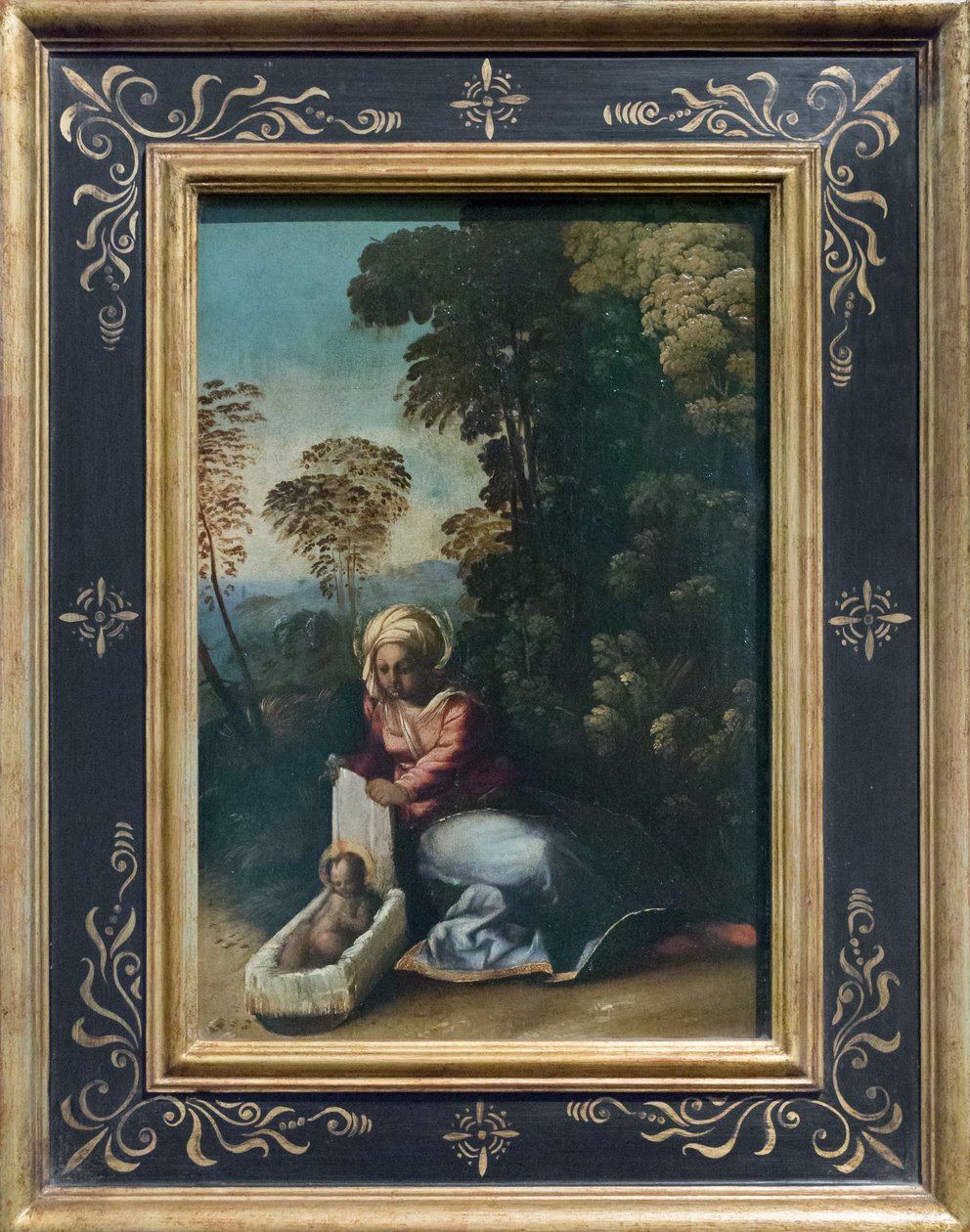 Rest during the Flight into Egypt, known as the Zingarella by Dosso Dossi
