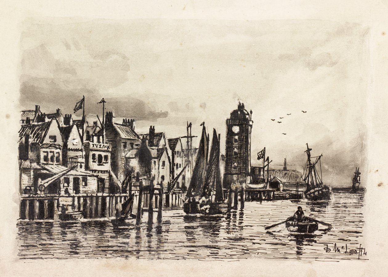 The Low Light (North Shields) by Duncan F. McLea