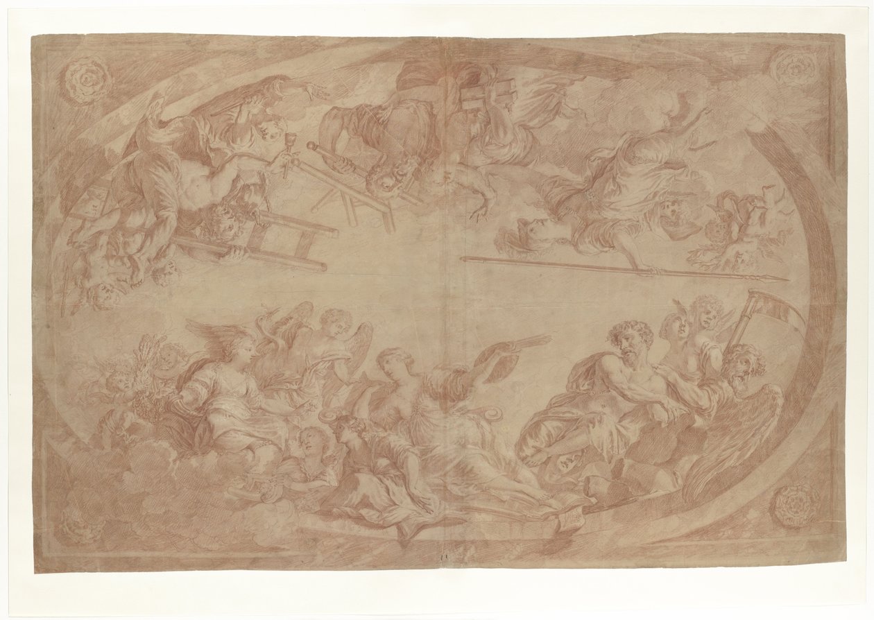 Allegory of the Separation of the Artists from the Hague Guild of Saint Luke, 1686 by Dutch School