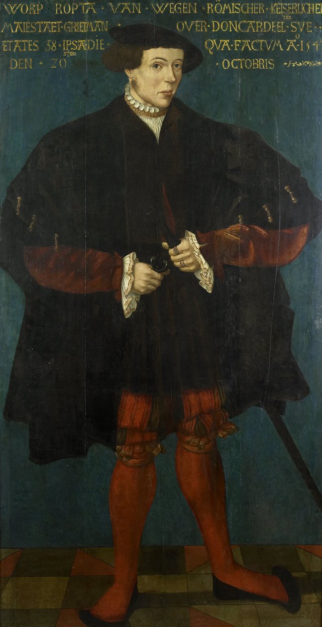 Portrait of Worp van Ropta by Dutch School