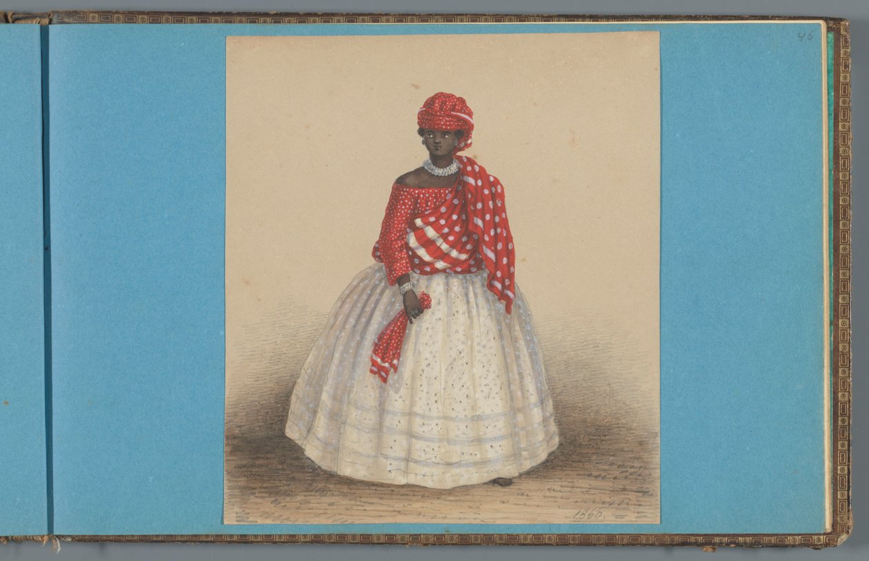 Woman in Surinam, 1860 by Dutch School