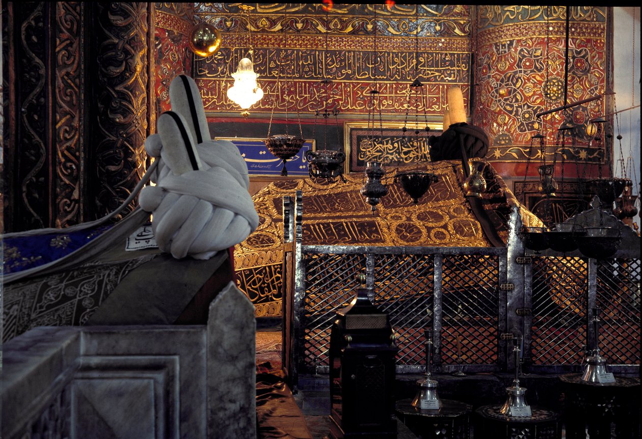 View of the mausoleum of Mevlana (Celaleddin Rumi) by Dynasty Seljuq