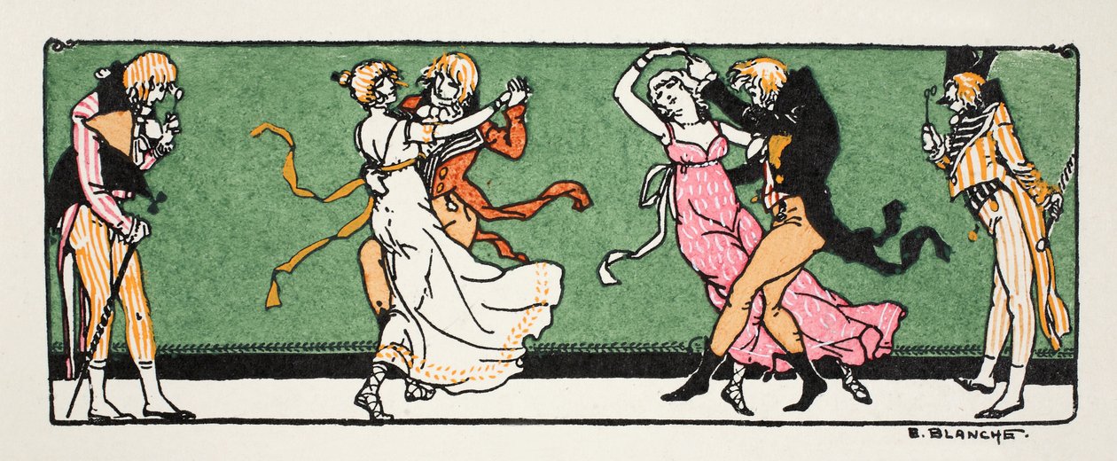 Dancers by E. Blanche