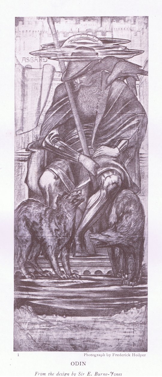 Odin (Design by E. Burne-Jones) by E. Burne Jones