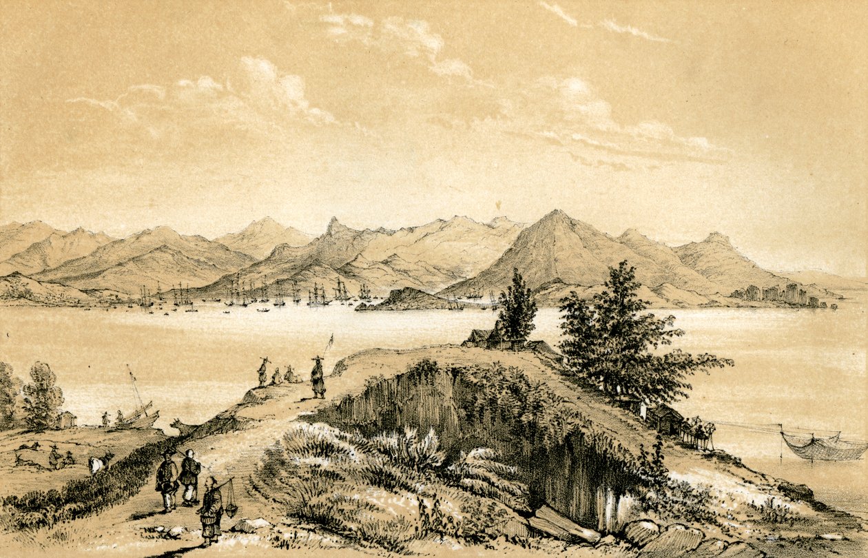 The bay and island of Hong Kong by E Gilks