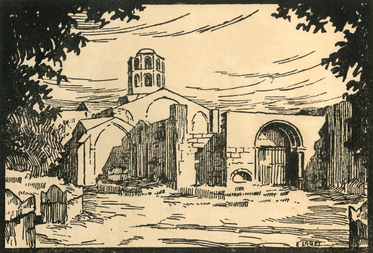 The Alyscamps and the Chapel St-Honorat by E Laget