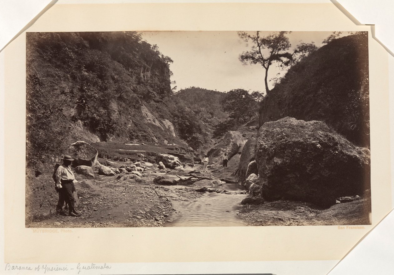 Barranca of Ynsiensi, Guatemala by Eadweard Muybridge