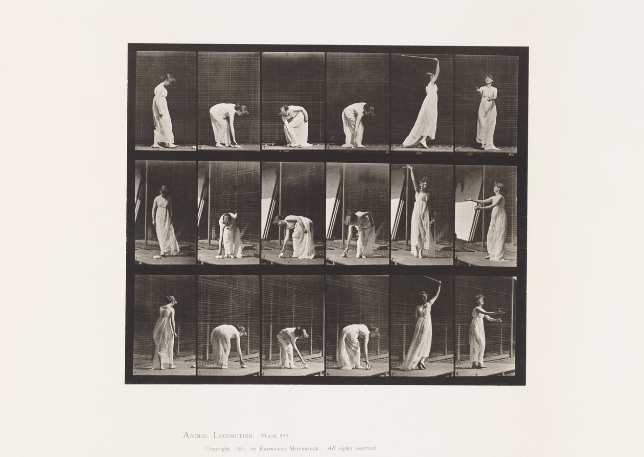 Miscellaneous - Stooping, etc by Eadweard Muybridge