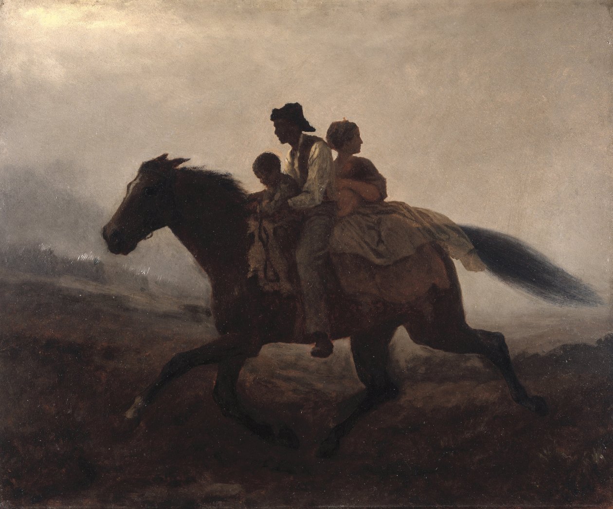A Ride for Liberty -- The Fugitive Slaves by Eastman Johnson