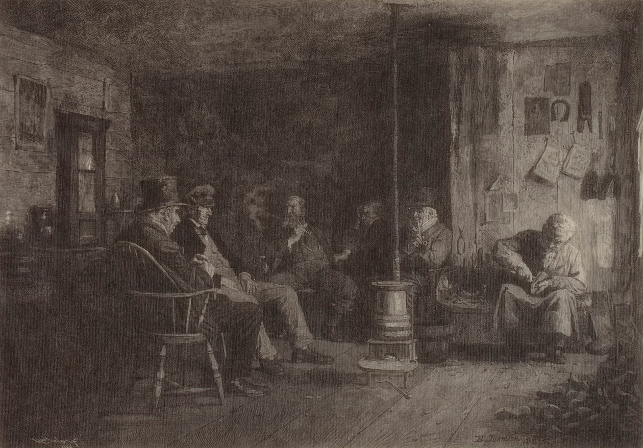 The Nantucket School of Philosophy by Eastman Johnson