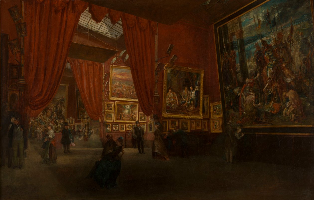 Exhibition of Works by Eugène Delacroix, at the Martinet Gallery, Boulevard des Capucines by Ed. Albertini