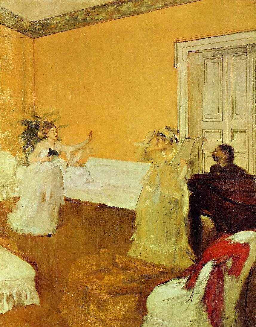 The Song Rehearsal by Edgar Degas