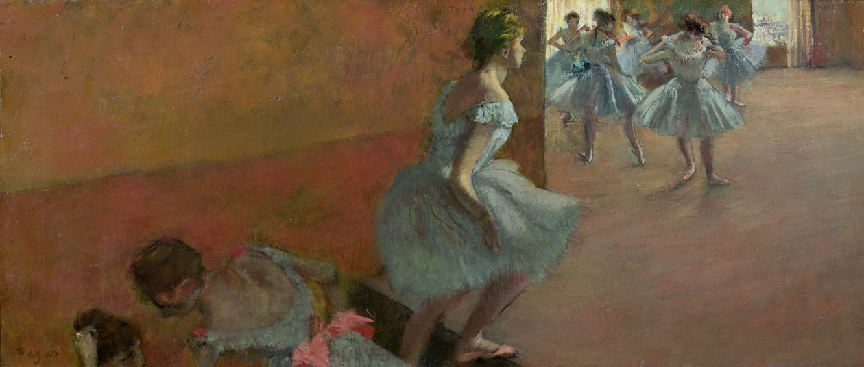 Dancers Ascending a Staircase by Edgar Degas