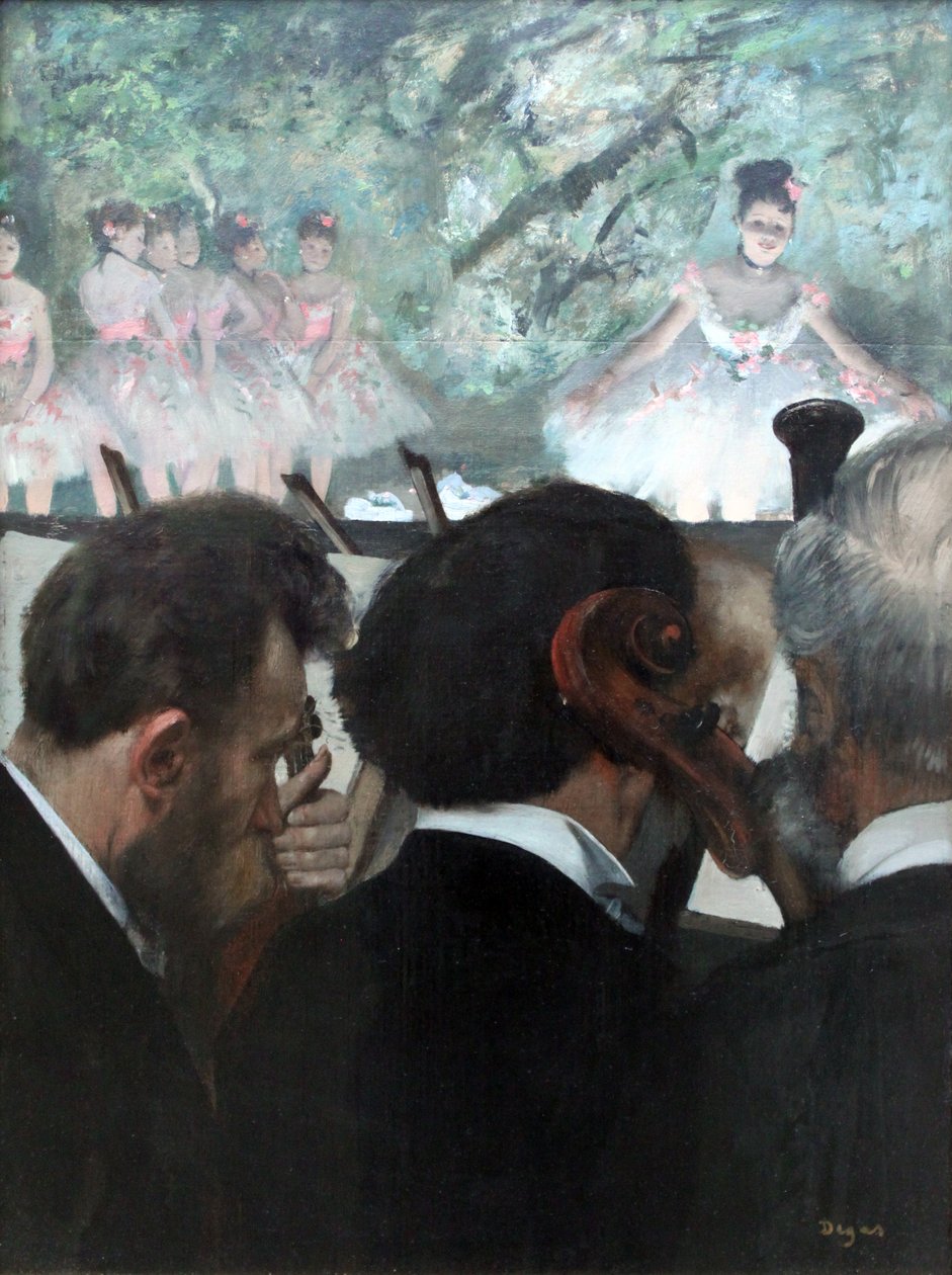 The Orchestra Musicians by Edgar Degas