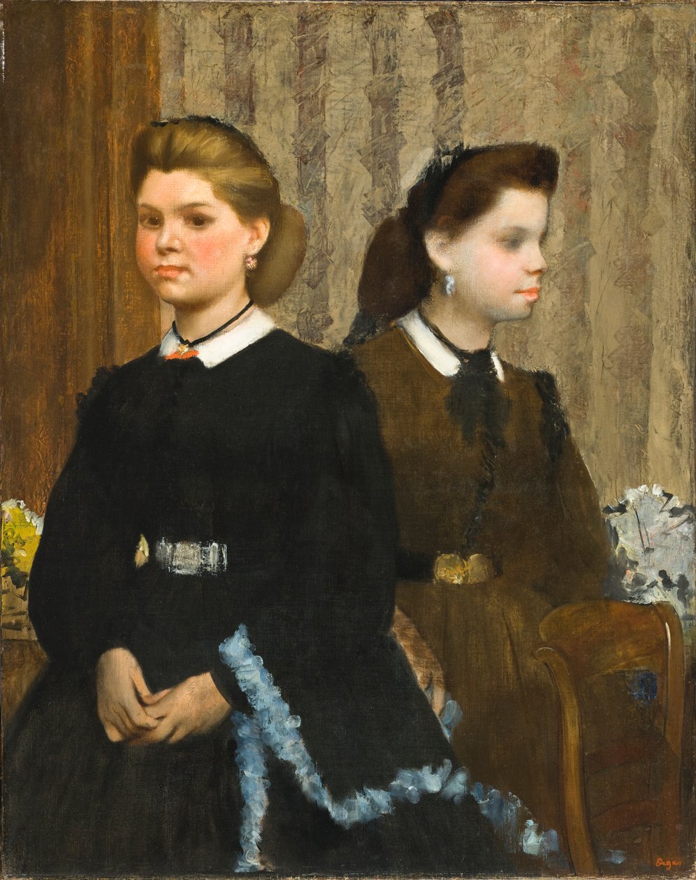 The Bellelli Sisters (Giovanna and Giuliana Bellelli) by Edgar Degas