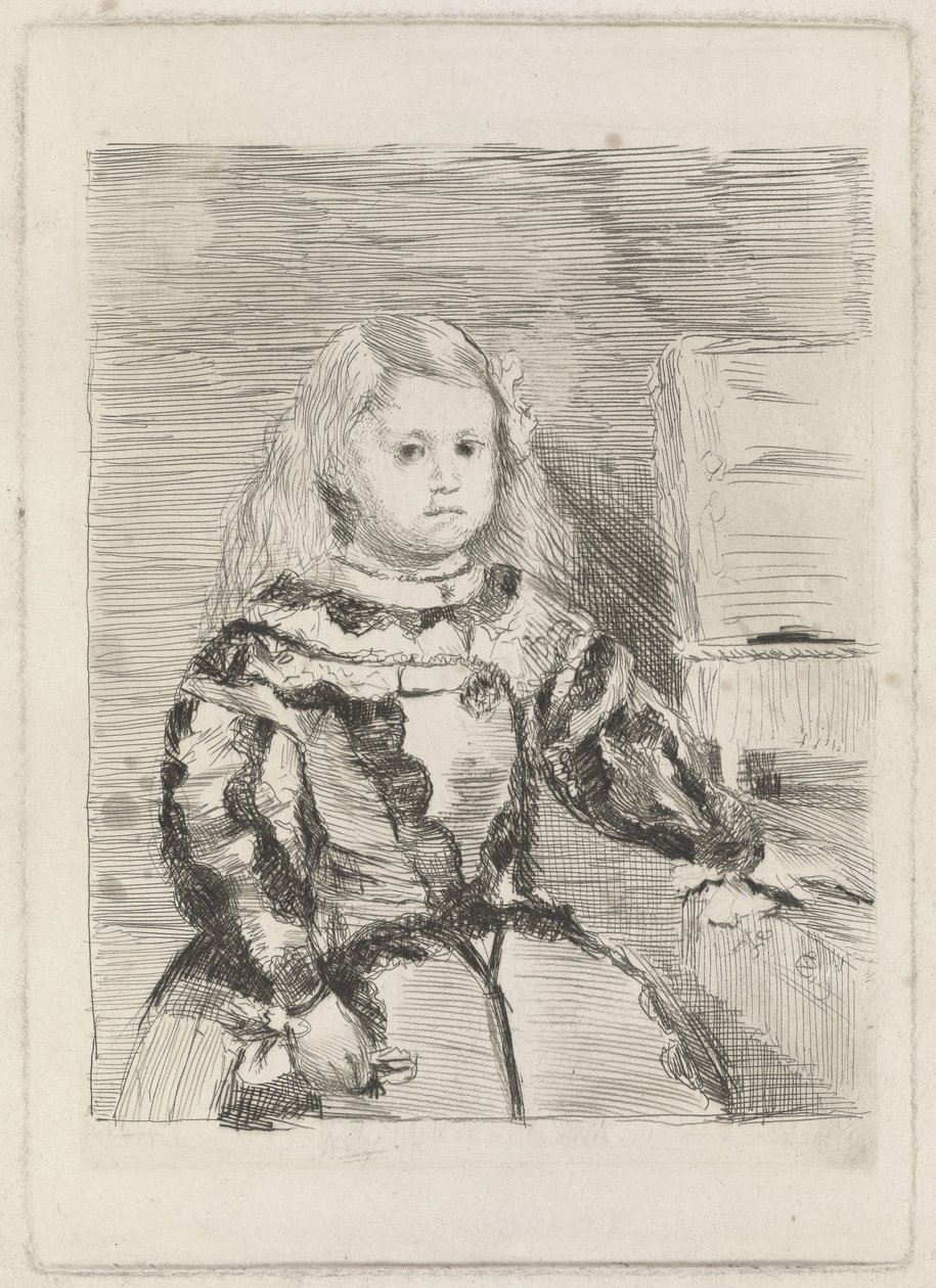 The Infanta Margarita by Edgar Degas