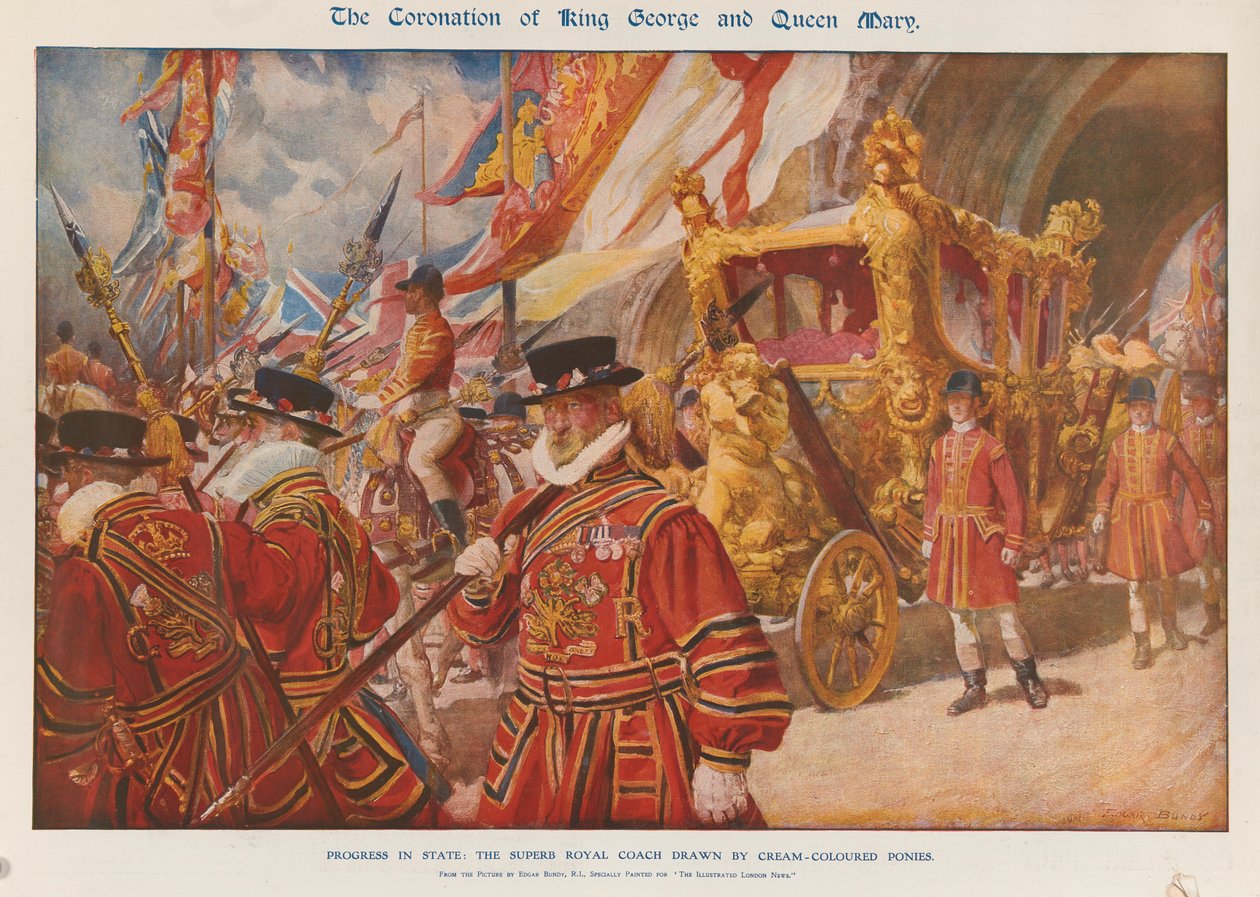 The Coronation of King George V by Edgar Bundy