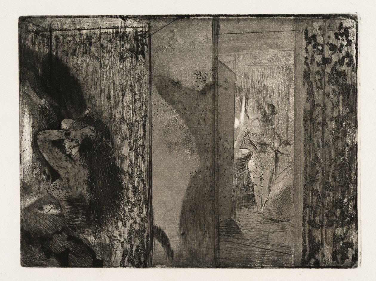 Actresses in Their Dressing Rooms by Edgar Degas