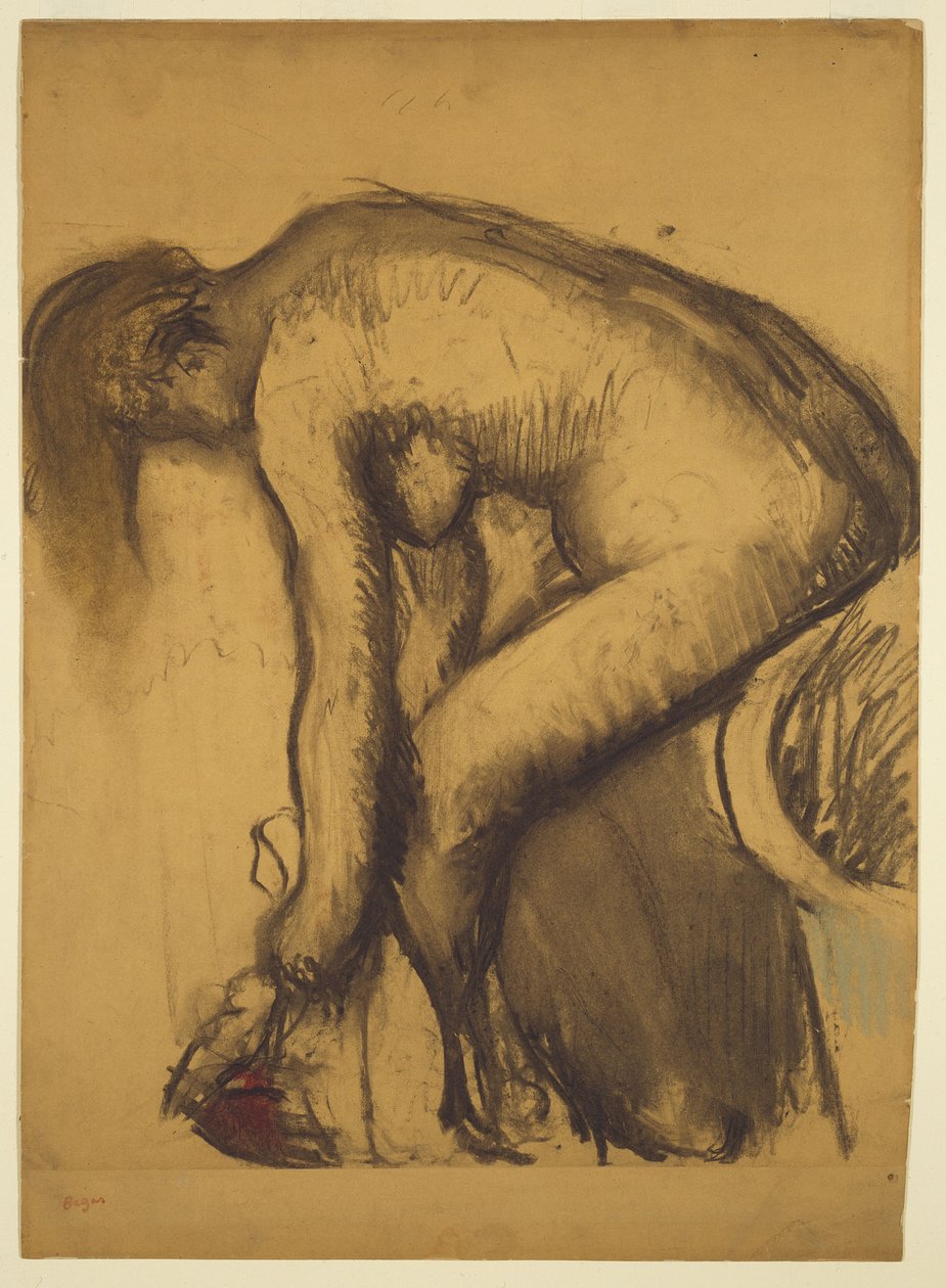 After the Bath (Woman Drying Her Feet) by Edgar Degas