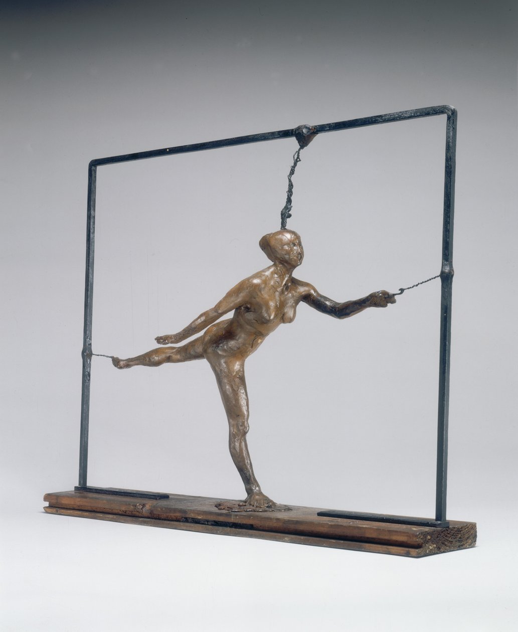 Arabesque Over the Right Leg, Left Arm in Front by Edgar Degas