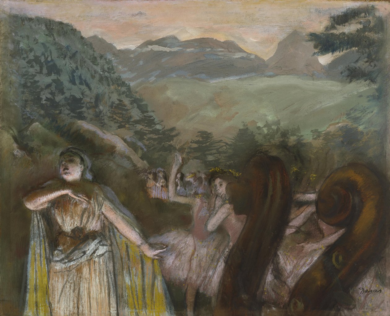 Aria after the Ballet by Edgar Degas