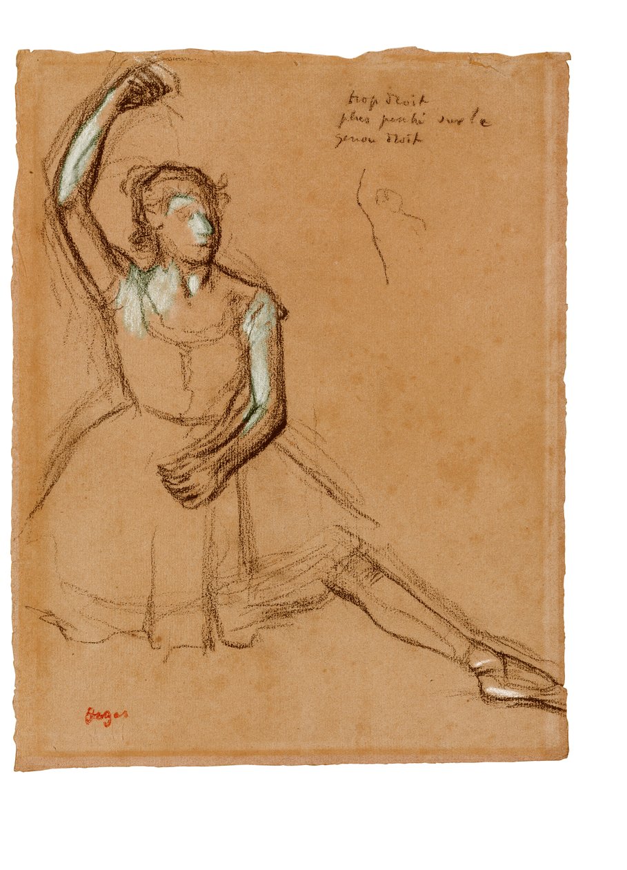 Dancer front view by Edgar Degas: Buy fine art print