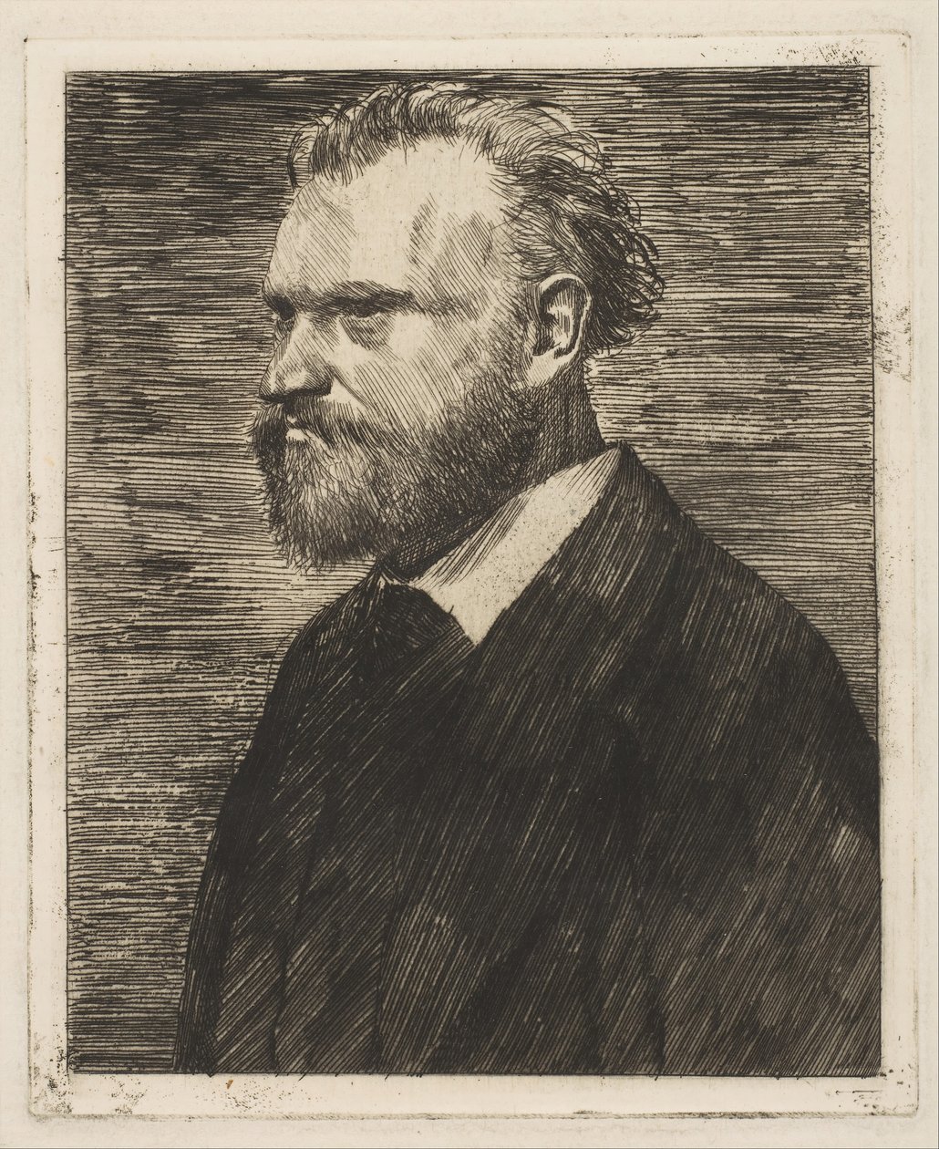 Edouard Manet, Bust-Length Portrait by Edgar Degas