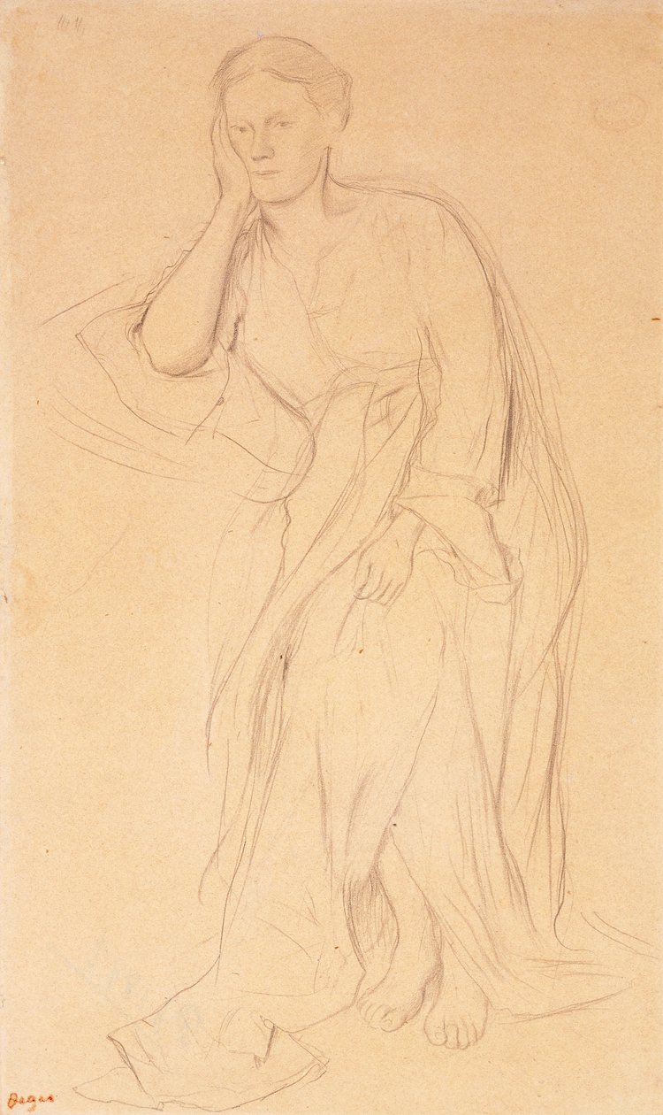 Eugenie Fiocre, study for Mlle Fiocre in the ballet 