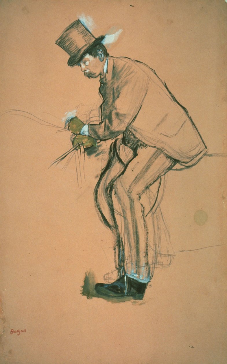 Gentleman Rider by Edgar Degas