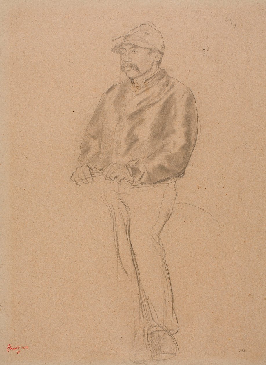 Jockey by Edgar Degas