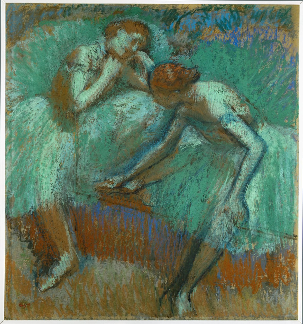 The Great Green Dancers by Edgar Degas