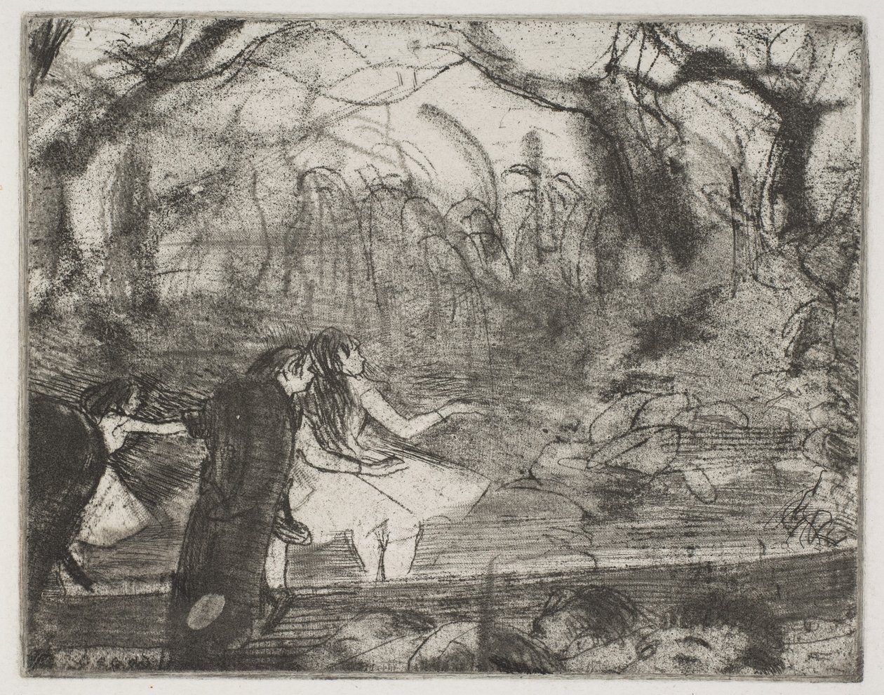 On Stage III by Edgar Degas