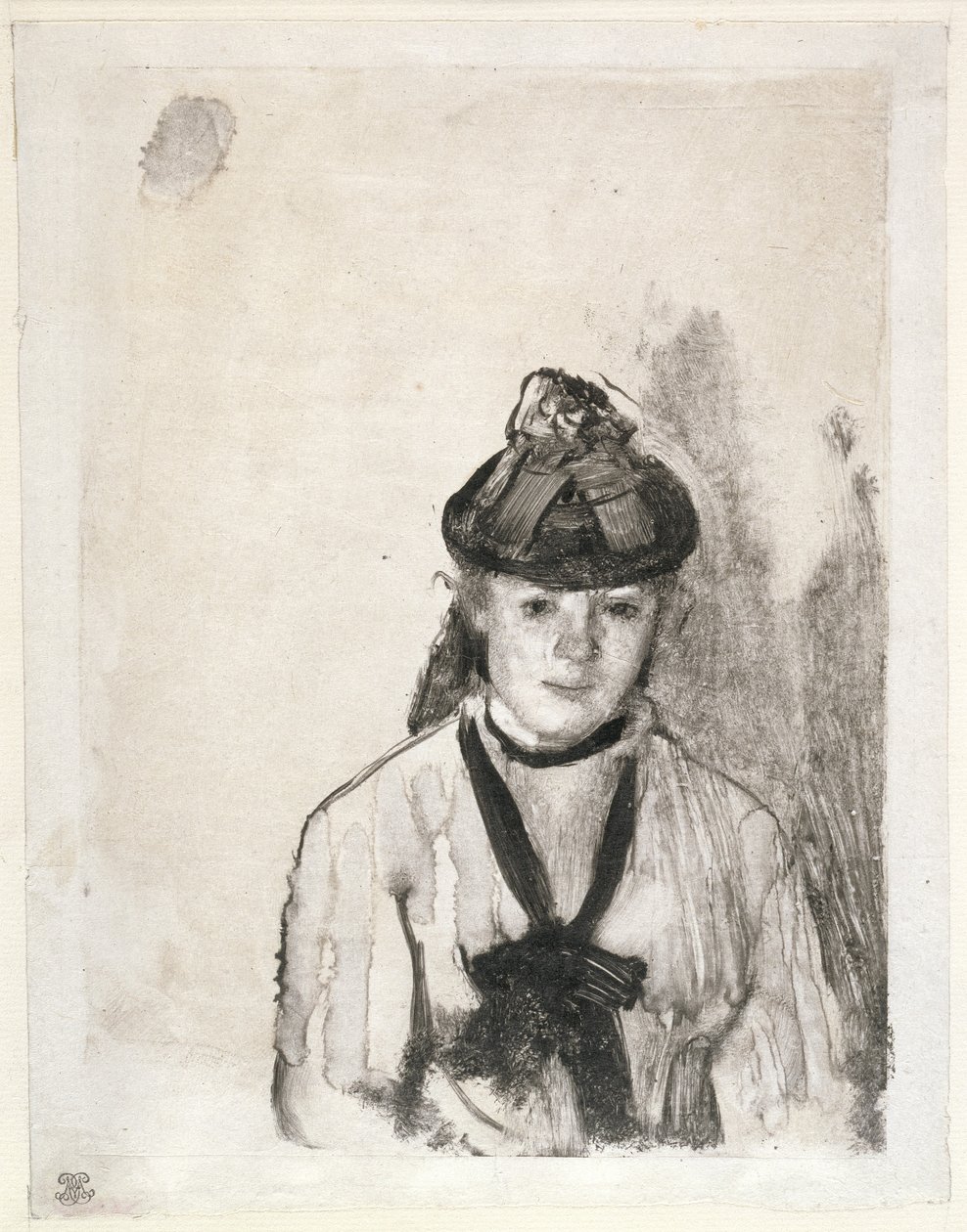 Portrait of Ellen Andrée by Edgar Degas