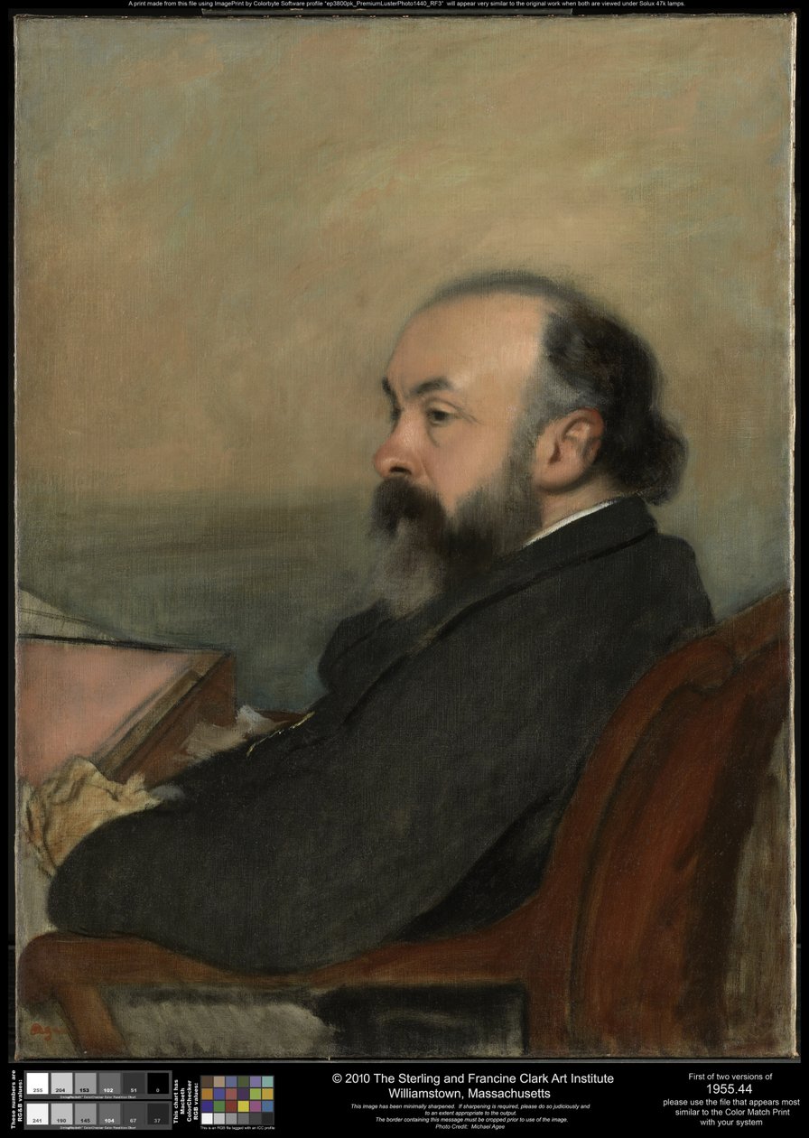 Portrait of a Man by Edgar Degas