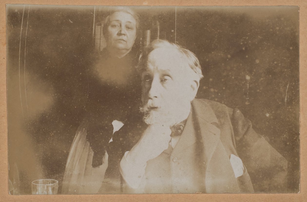 Self-Portrait with Zoé Closier by Edgar Degas