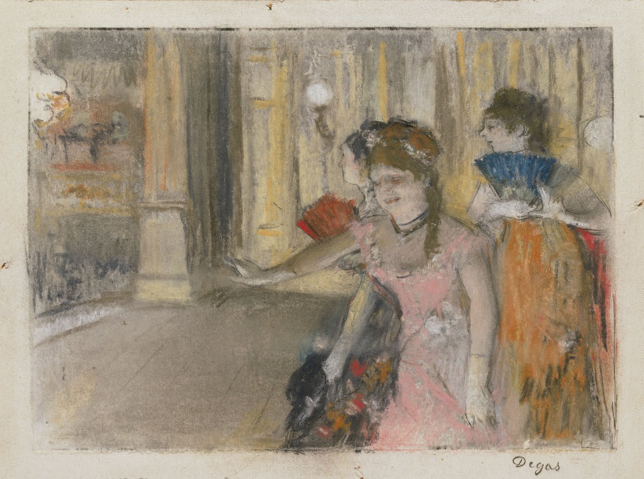 Singers on the Stage by Edgar Degas