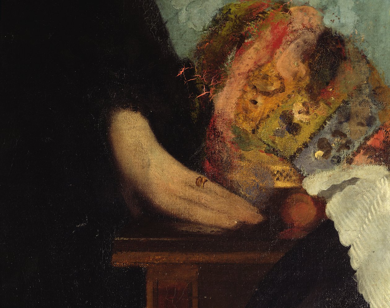The Bellelli Family (detail of hands) by Edgar Degas