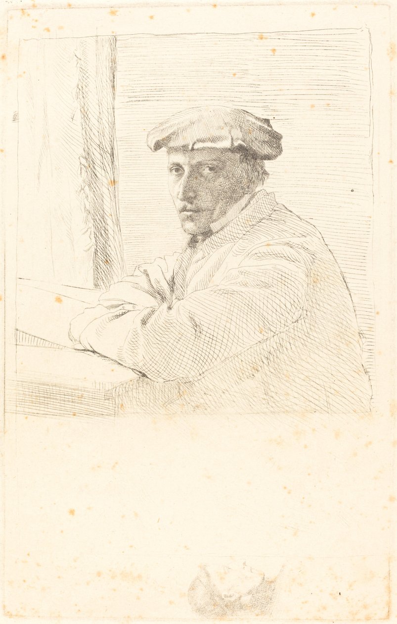 The Engraver Joseph Tourny by Edgar Degas