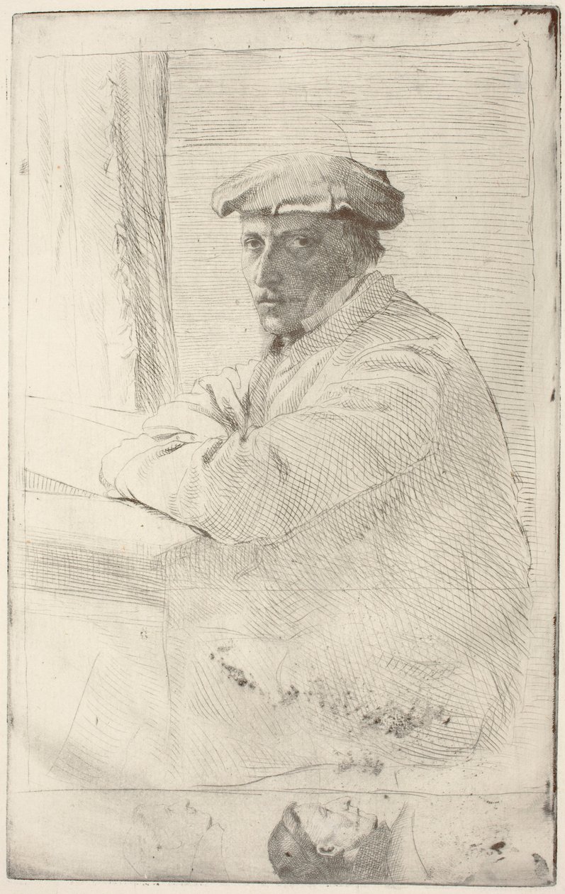 The Engraver Joseph Tourny by Edgar Degas