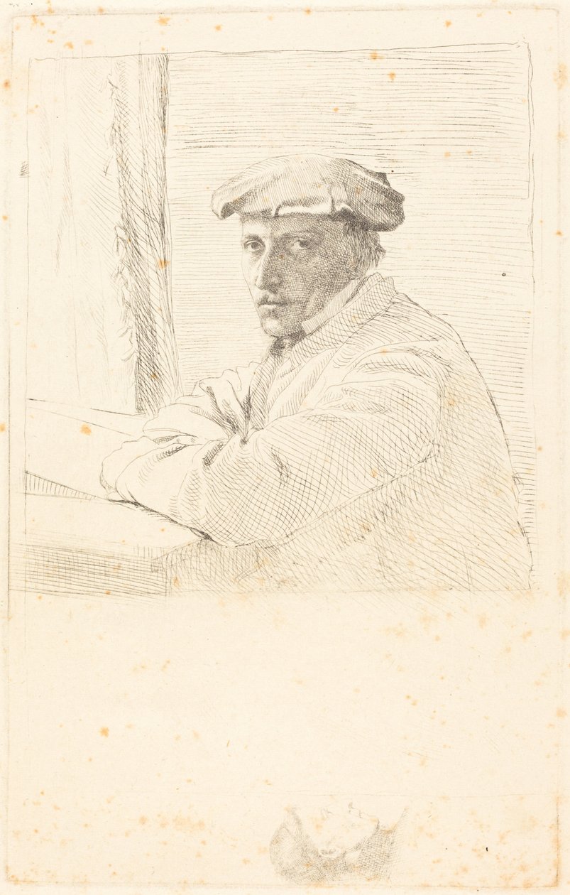 The Engraver Joseph Tourny by Edgar Degas