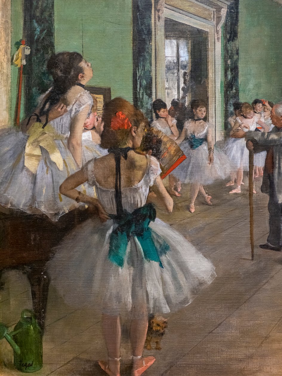 The Dance Class (detail) by Edgar Degas