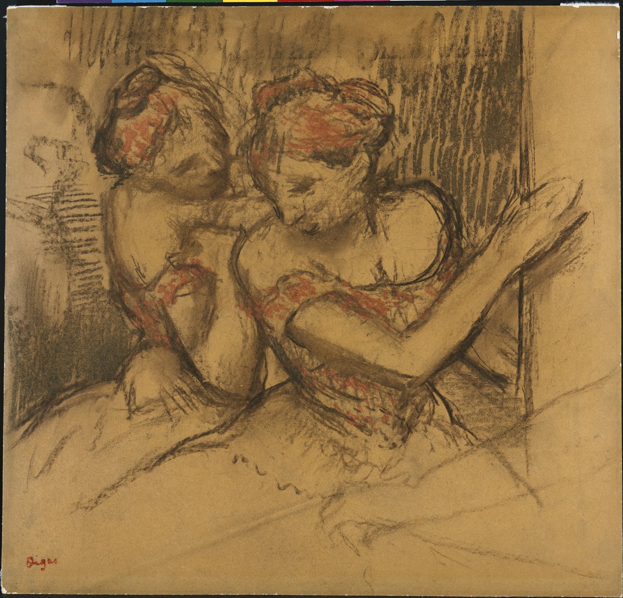 Two Dancers by Edgar Degas