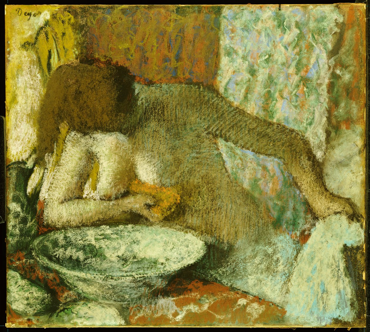 Woman at her Toilet by Edgar Degas