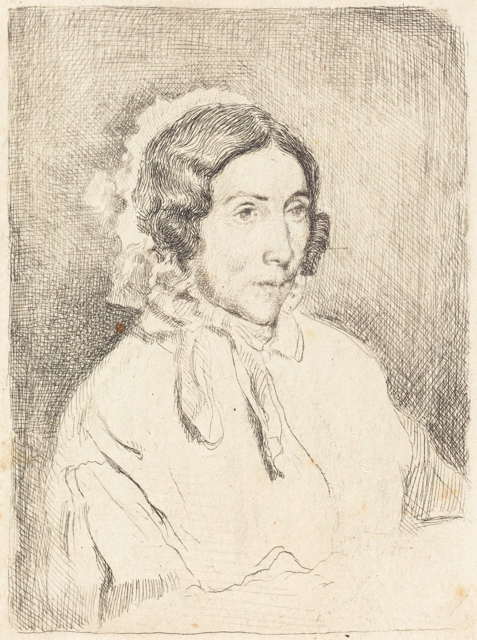 Woman in a Ruffled Cap (Old Woman) by Edgar Degas