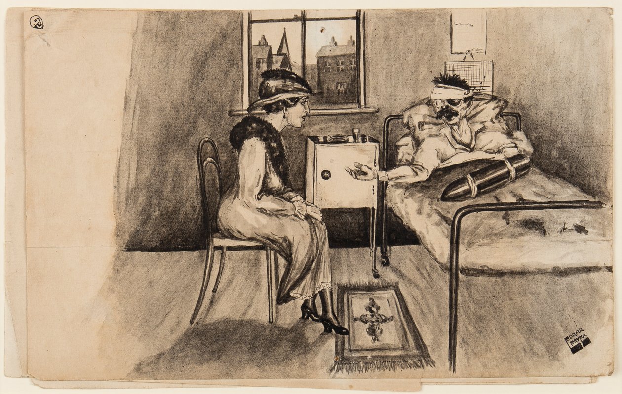 Some Shell!, 13 October 1917 by Edgar Fryer